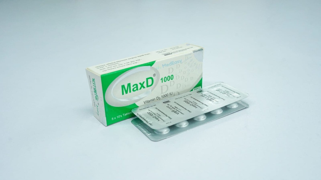 MaxD 1000 IU Tablet