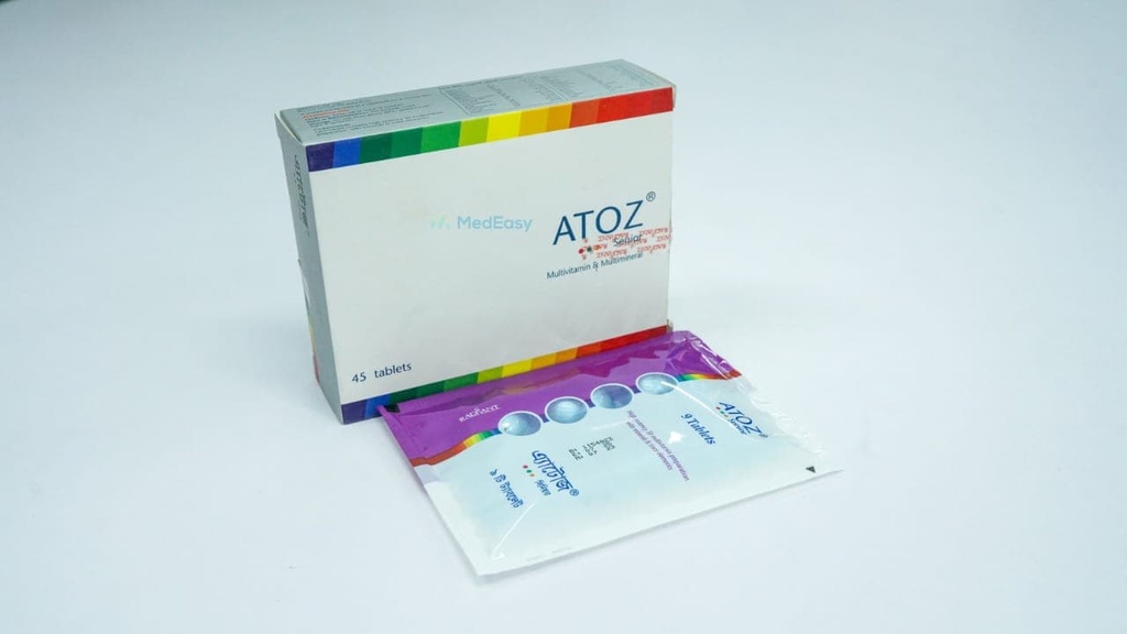 Atoz Senior Tablet Multivitamin + Multimineral A-Z silver preparation