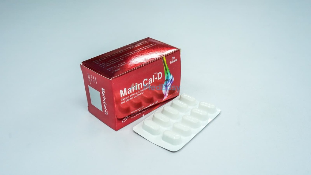 MarinCal-D Tablet Calcium Carbonate [Coral source] + Vitamin D3