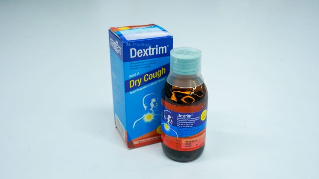 Dextrim100 ml Syrup Dextromethorphan + Phenylephrine + Triprolidine
