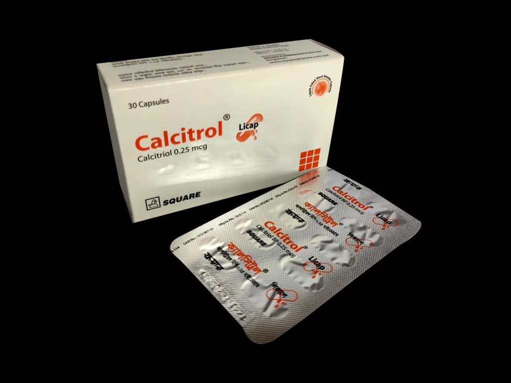 Calcitrol0.25 mcg Capsule Calcitriol