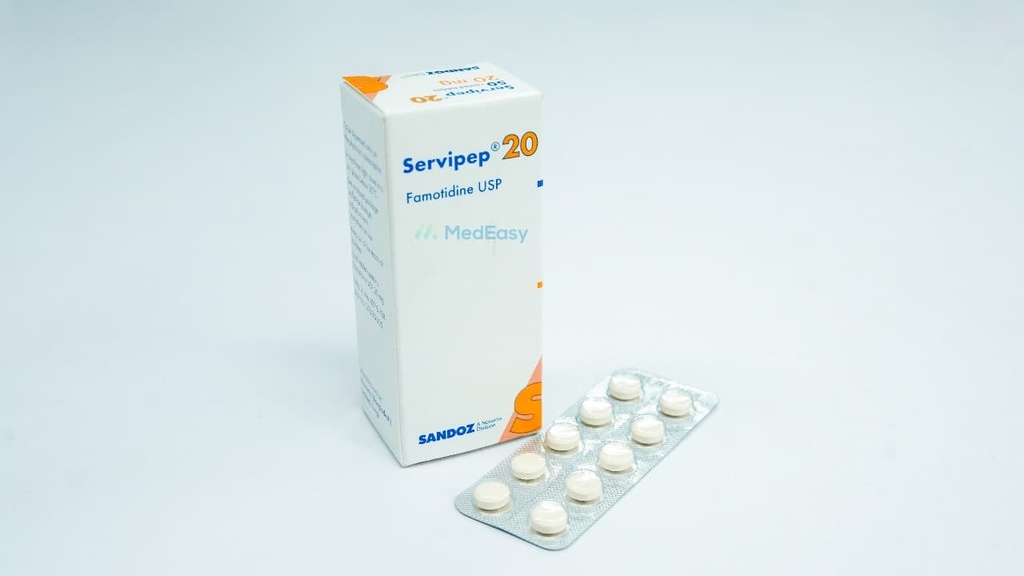 Servipep20 mg Tablet Famotidine