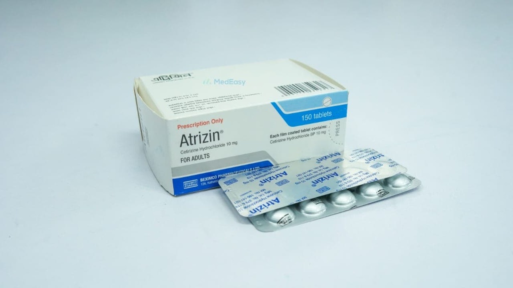 Atrizin10 mg Tablet Cetirizine Hydrochloride [Oral]