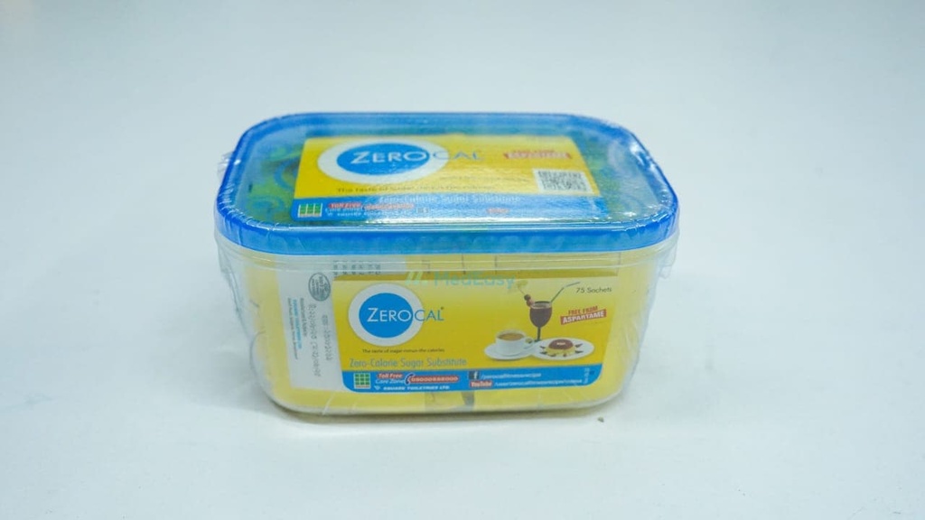 Zerocal Box75 Sachet Zero Calories Sugar Substitute