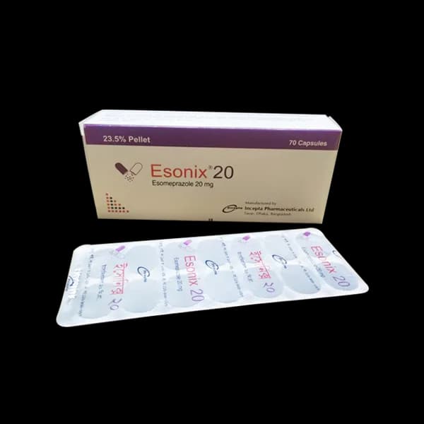 Esonix20 mg Capsule Esomeprazole Magnesium Trihydrate