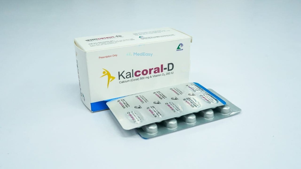 Kalcoral-D Tablet Calcium Carbonate [Coral source] + Vitamin D3
