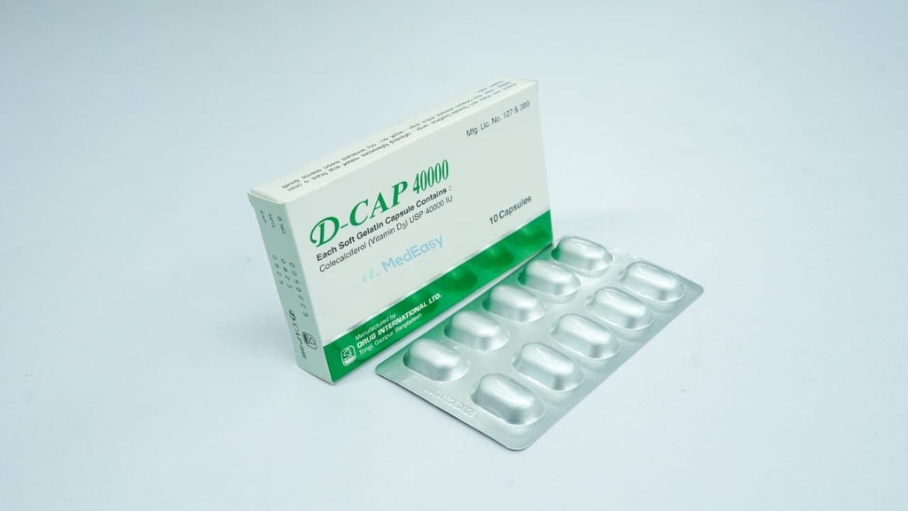 D-Cap 40000 IU Capsule/1 pes