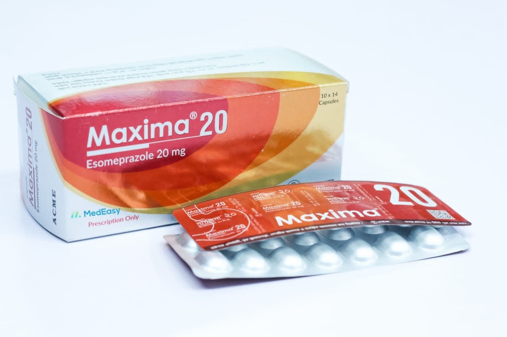 Maxima20 mg Capsule Esomeprazole Magnesium Trihydrate