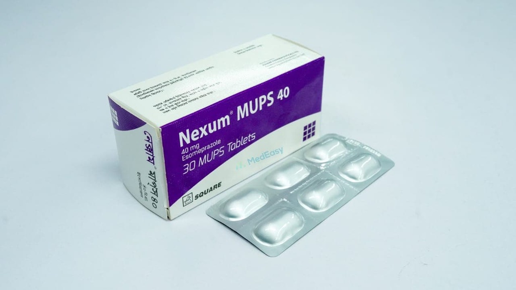 Nexum MUPS40 mg MUPS Tablet Esomeprazole Magnesium Trihydrate