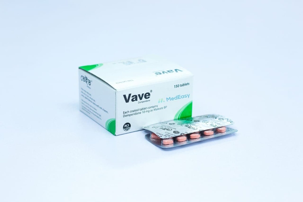 Vave10 mg Tablet Domperidone Maleate