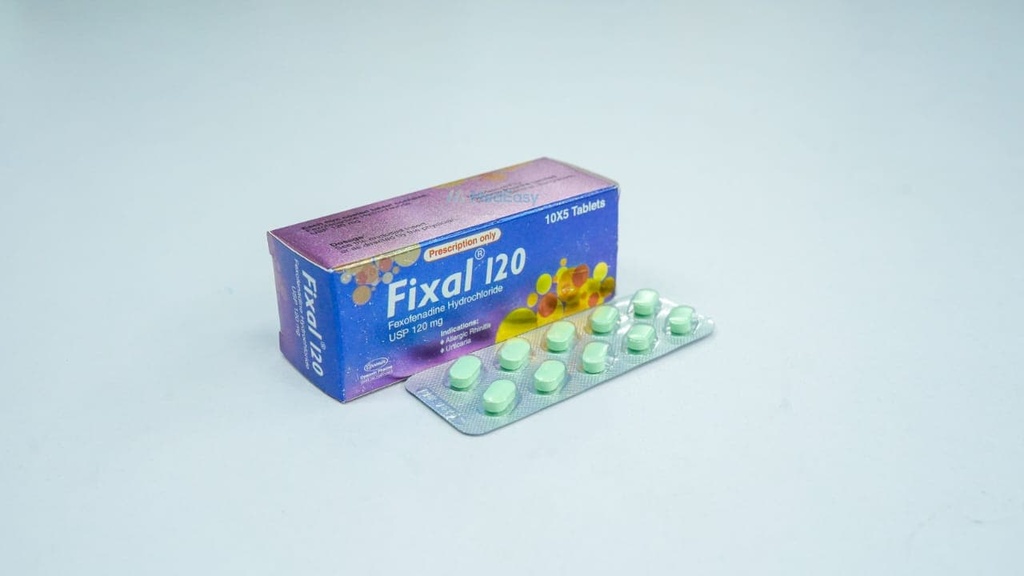 Fixal120 mg Tablet Fexofenadine Hydrochloride