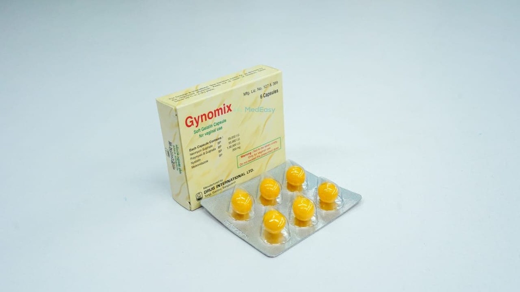 Gynomix Vaginal Suppository / 6's pack
