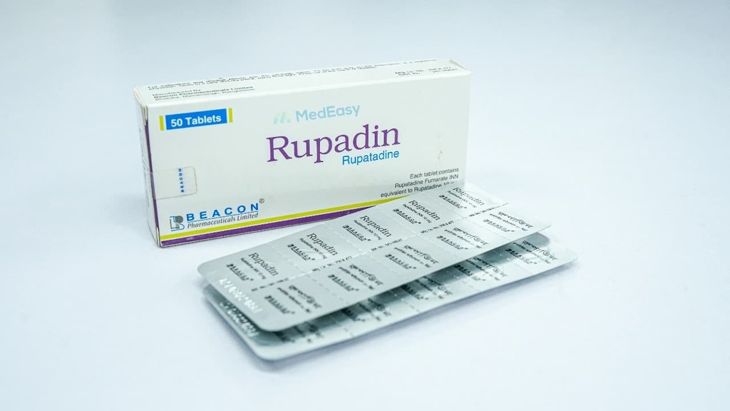 Rupadin10 mg Tablet Rupatadine Fumarate
