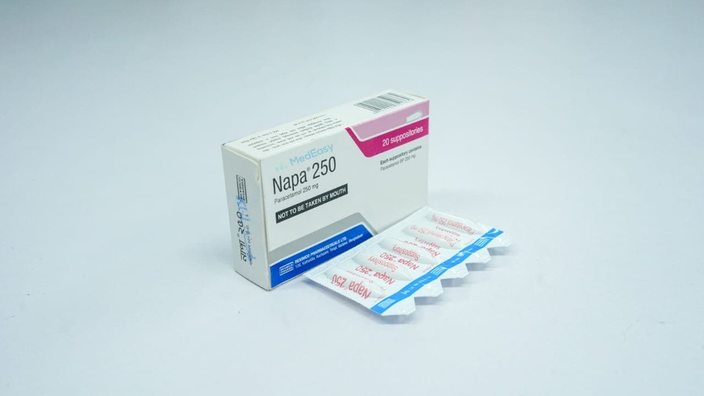 Napa250 mg Suppository Paracetamol