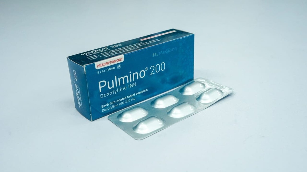 Pulmino200 mg Tablet Doxophylline