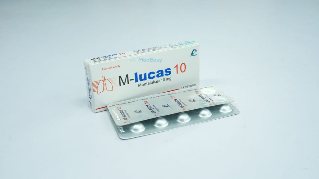 M-lucas10 mg Tablet Montelukast