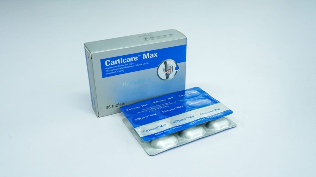 Carticare Max Tablet Glucosamine Sulphate + Diacerein