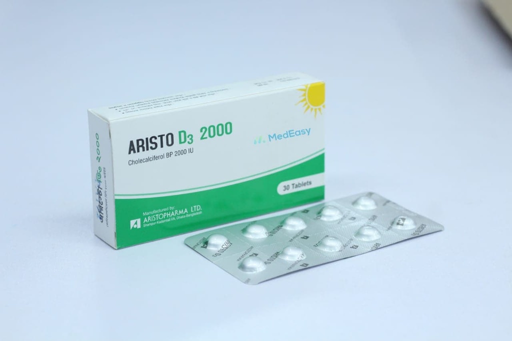 Aristo D32000 IU Tablet Colecalciferol [Vitamin D3]