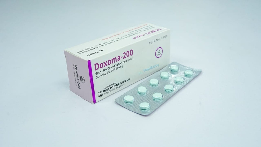 Doxoma200 mg Tablet Doxophylline