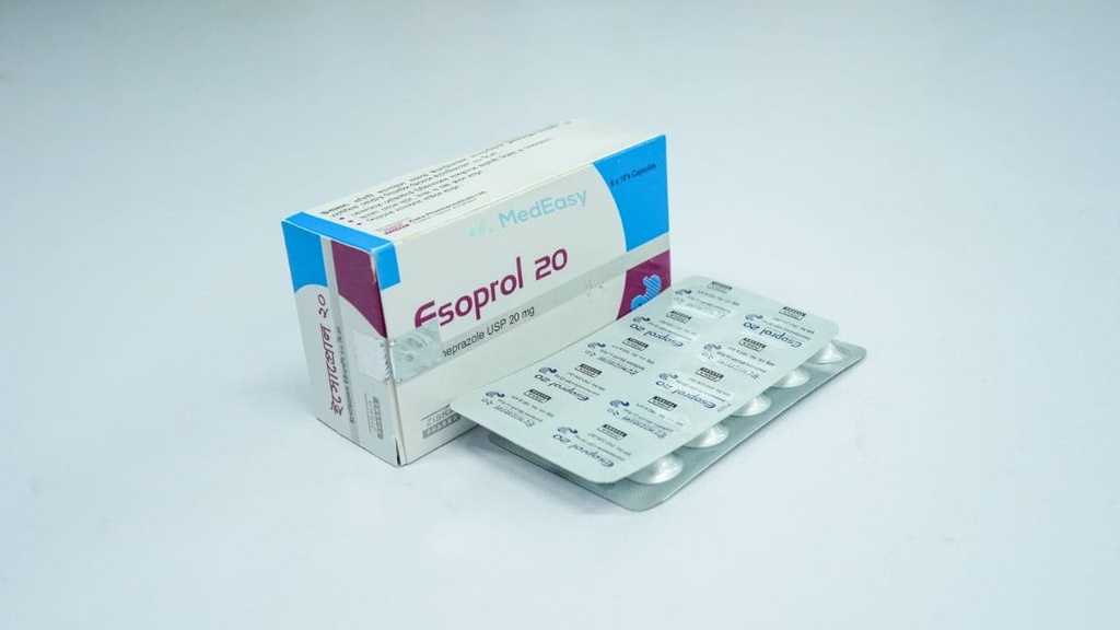 Esoprol20 mg Capsule Esomeprazole Magnesium Trihydrate