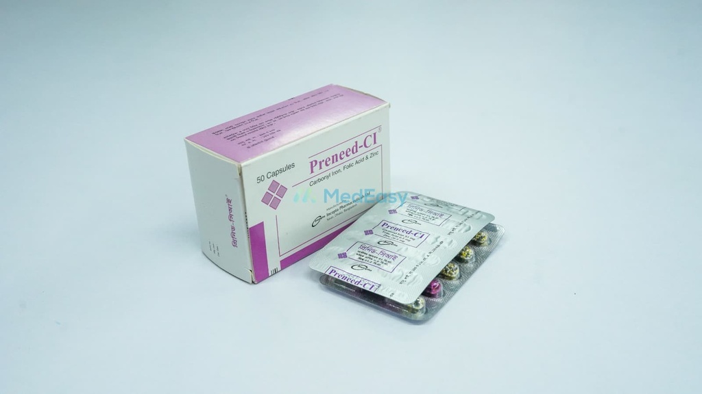 Preneed-CI Capsule Carbonyl Iron + Folic Acid + Zinc Sulfate