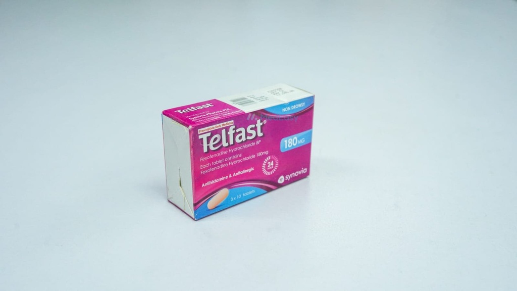 Telfast180 mg Tablet Fexofenadine Hydrochloride