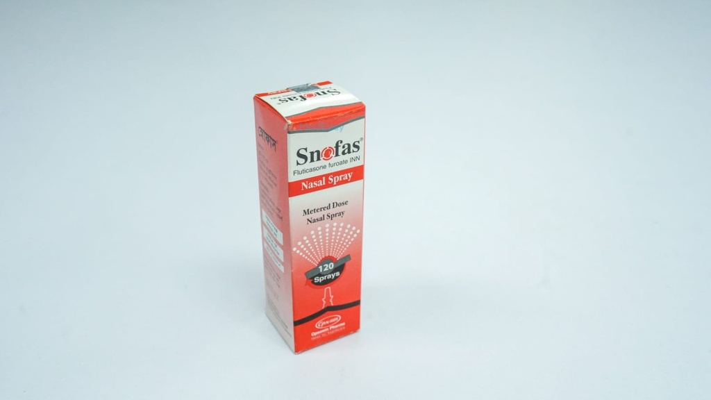 Snofas27.5 mcg/spray Nasal Spray Fluticasone Furoate