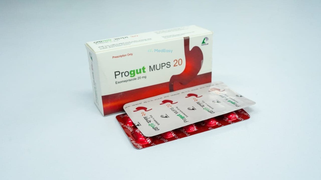 Progut MUPS20 mg MUPS Tablet Esomeprazole