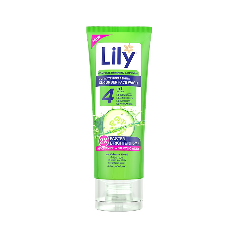 Lily Cucumber Facewash Gel Size: 100ml