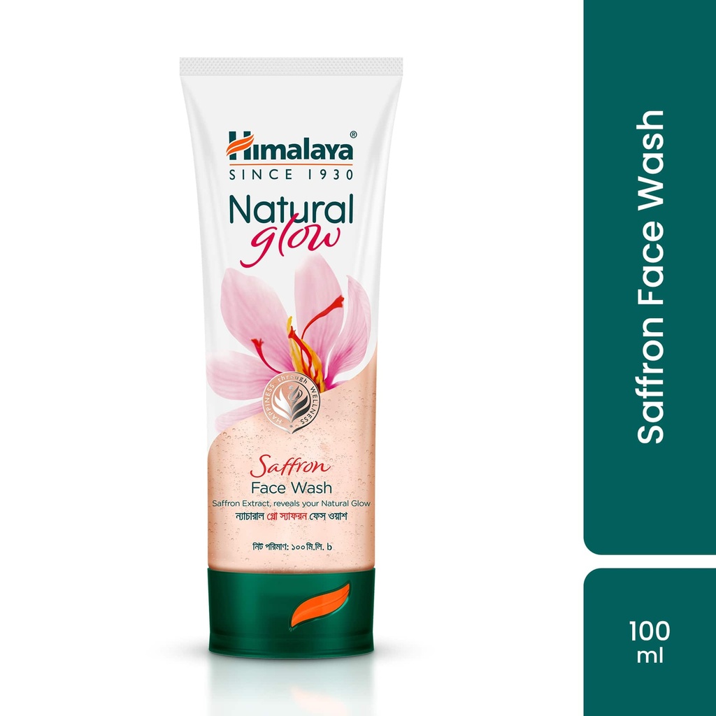 Himalaya Natural Glow Saffron Face Wash Size: 100ml