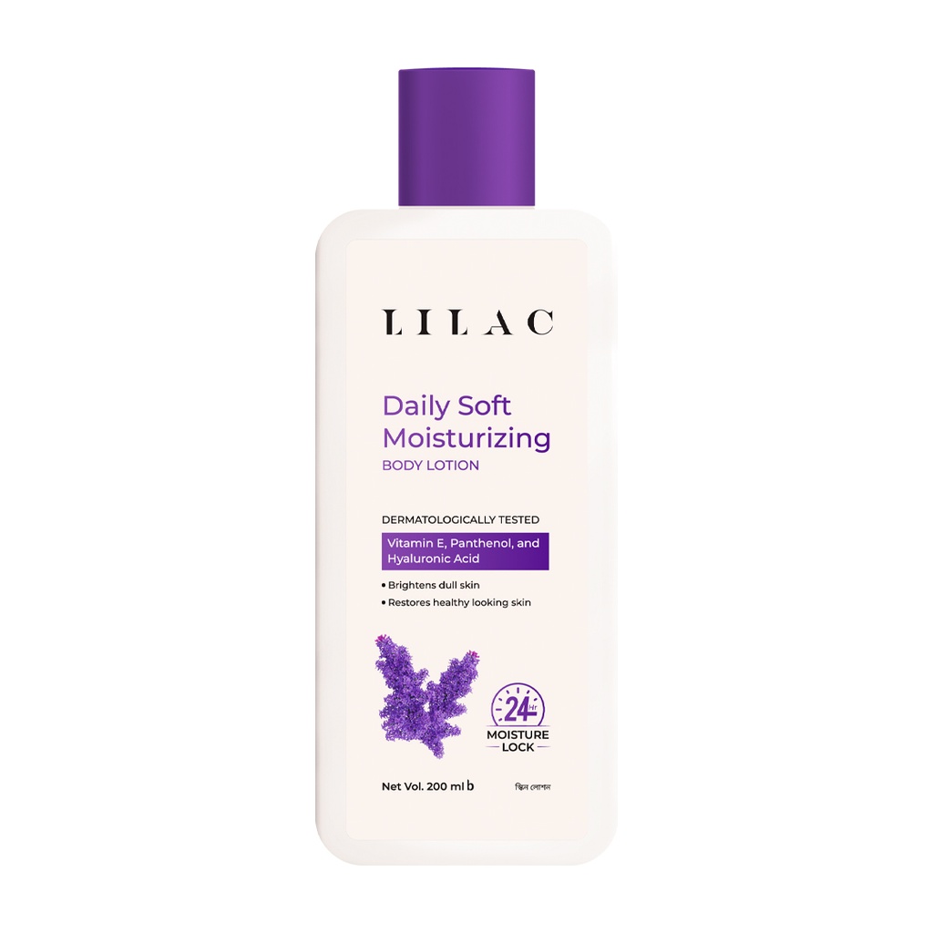 Lilac Daily Soft Moisturizing Body Lotion Size: 200 ml
