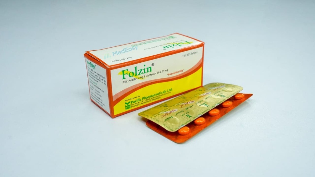 Folzin 5 mg+20 mg Tablet
