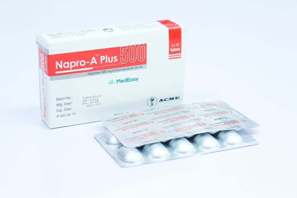 Napro-A Plus 500 mg+20 mg Tablet