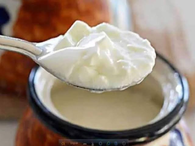 টক দই।প্রতি পিছ