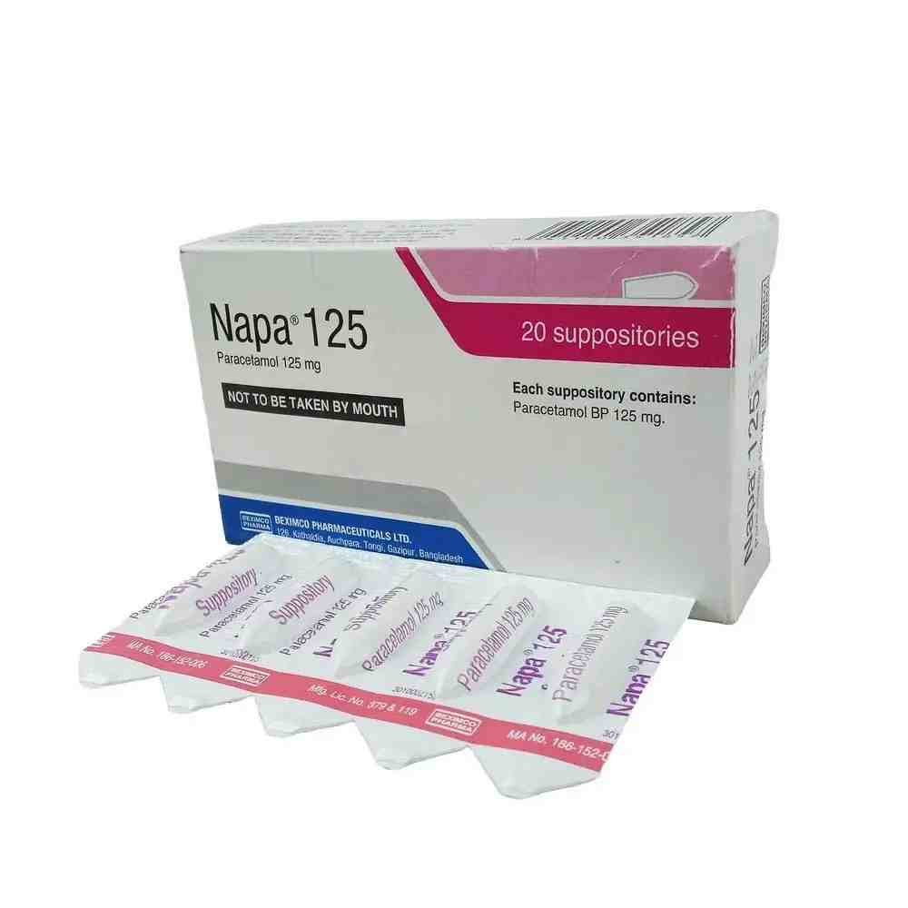 Napa 125mg Supp