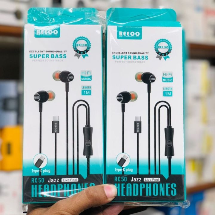 REEOO RX-50 Super Bass Type-C In Ear Earphone