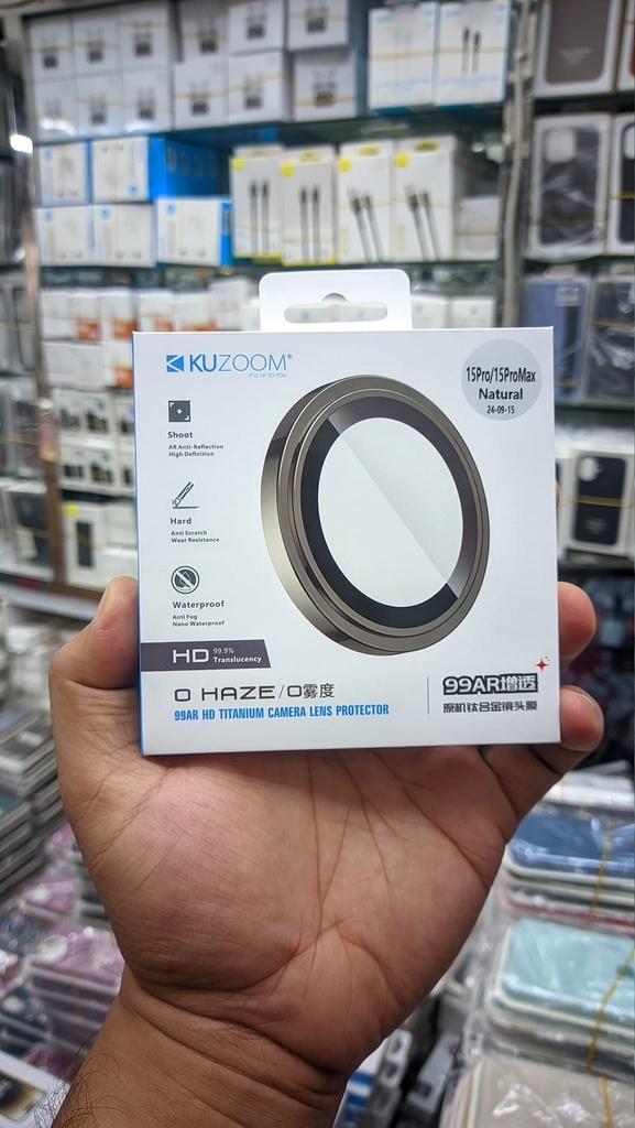 KUZoom titanium alloy Glass Film/RING LENS PROTECTIVE FILM FOR IPHONE