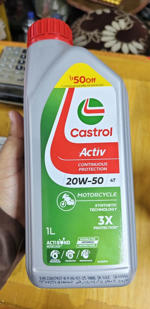 Castrol Activ 4T 20W50