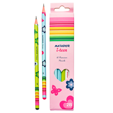 Matador i-teen Pencil 2B - 12 Pcs