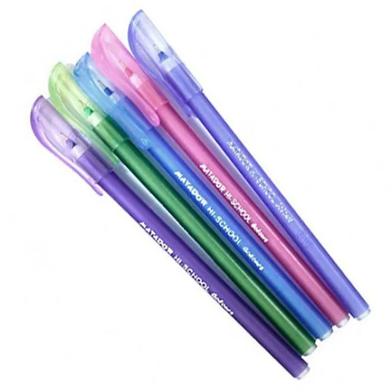 Matador Hi-School Ball Pen Colors - 5Pcs