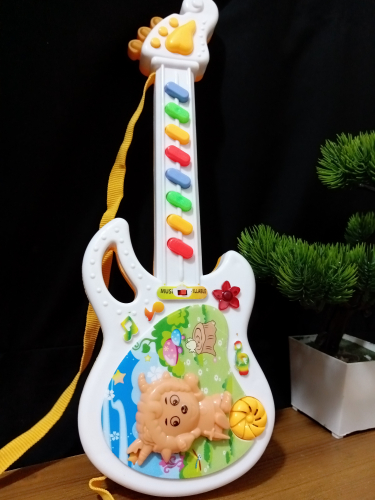Electric Guitar Toy Musical Play Kid Boy Girl Toddler Learning Electron Toy