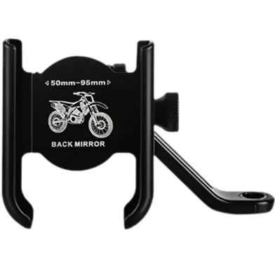 Mobile Phone Holder For Bike Motorcycle Mirror Bracket Motorcycle CNC Metal Alloy
