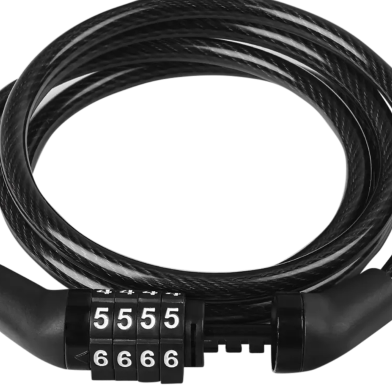 Multifunctional Helmet Bicycle 4 Digit Combination Lock Light Weight 1 Pcs