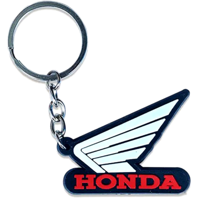 Honda PVC Keychain Key Ring Red