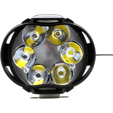 Motorcycle 12V 5watt LED Fog Spotlight Work Lights 2 Pcs - (fog_light_H067_bk)