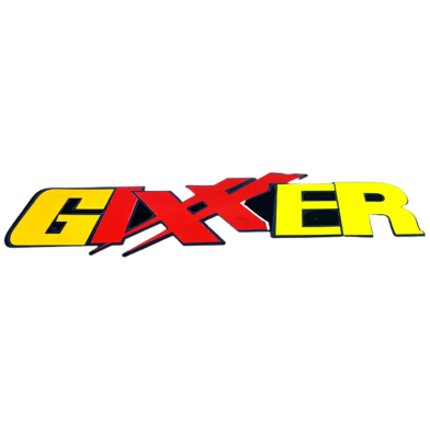 Gixxer Self Adhesive Emblem Decals Motorcycle Sticker 1pcs