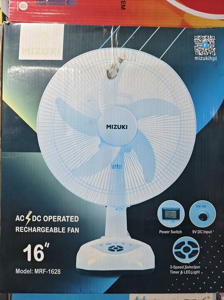 Mizuki 16" Rechargeable Fan |