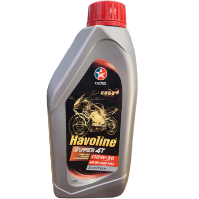 Havoline 10W-30 Mineral Motorcycle Engine Oil - 1 Ltr