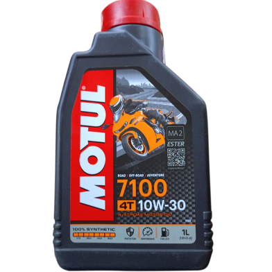 MOTUL 7100 4T Synthetic 10W30 Motor-Cycle Engine Oil 1 Liter