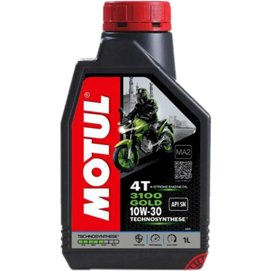 MOTUL 3100 4T Gold Technosynthes 10w30 Motor-Cycle Engine Oil 1 Liter